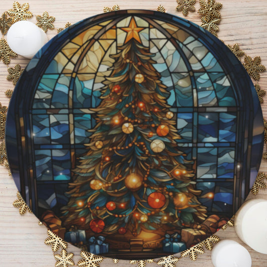 Bone China Christmas Tree Plate
