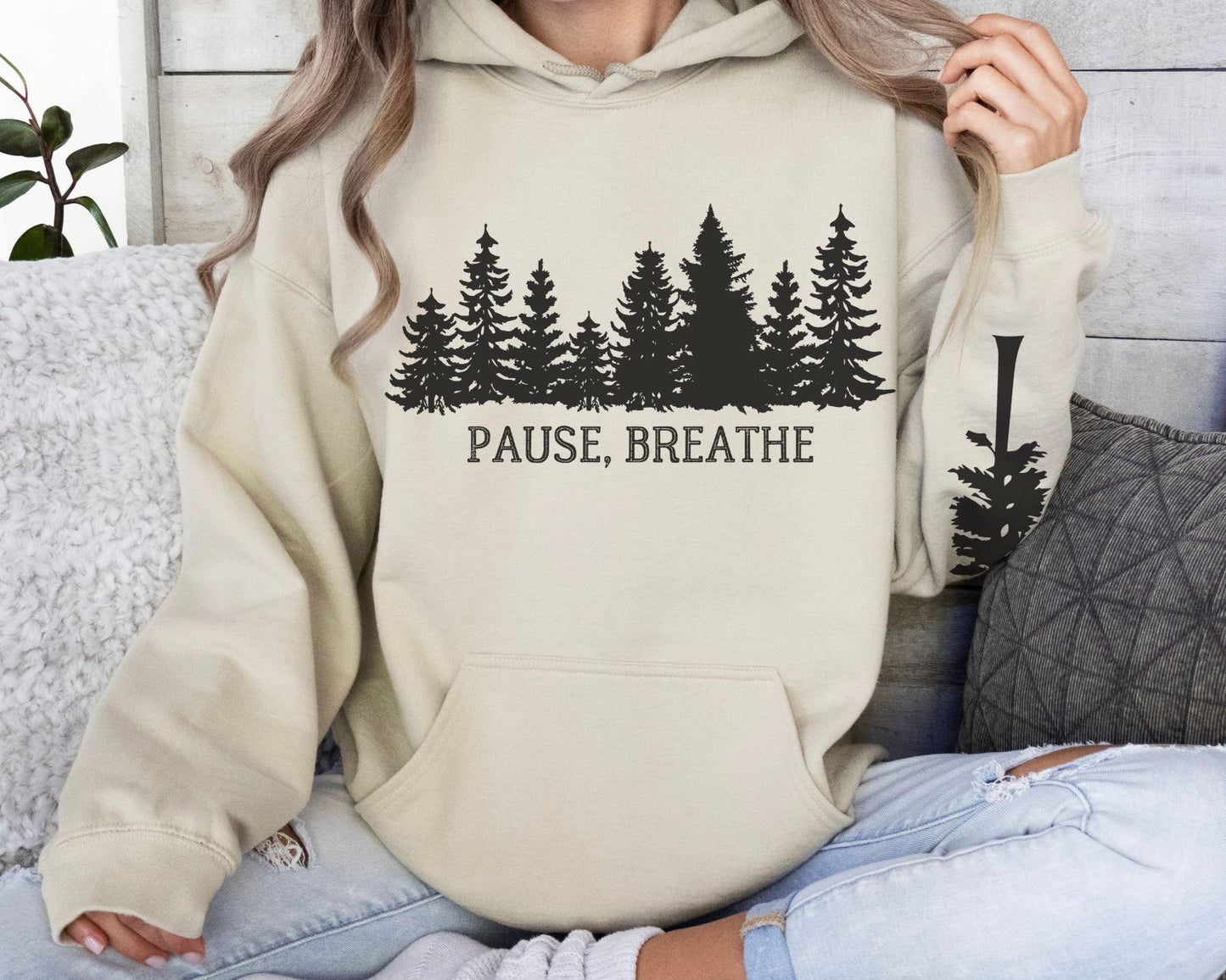 Forest Sweatshirt Nature Lover Gift Hooded Sweatshirt