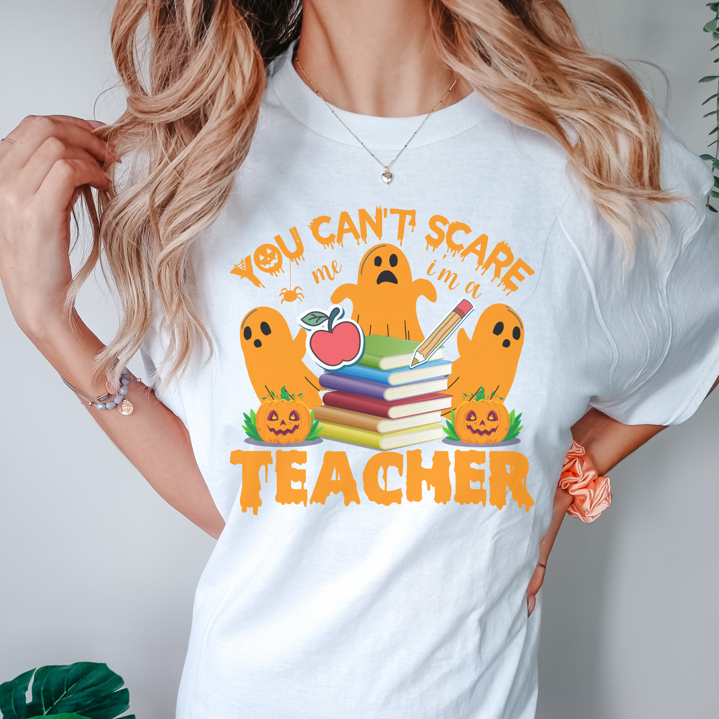 Halloween TShirt Comfort Colors Shirt For Teacher Retro Halloween T Shirt New Teacher Gift For Her Cute Halloween Tee Funny Halloween Shirt