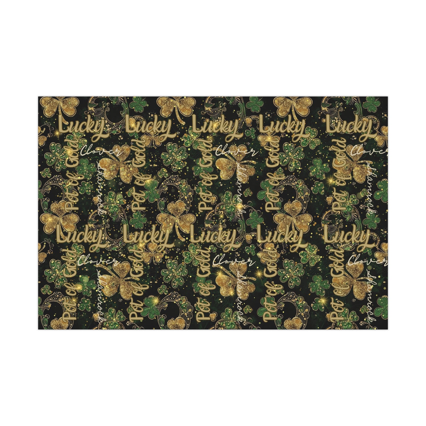 St Patricks Day Gift Wrapping Paper