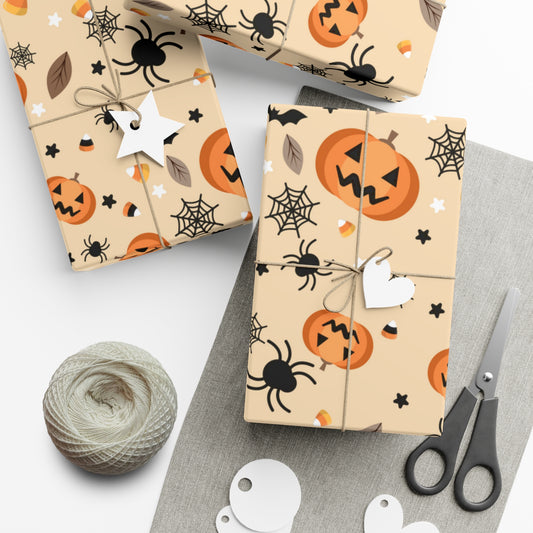 Halloween Jack-O-Lantern Wrapping Paper
