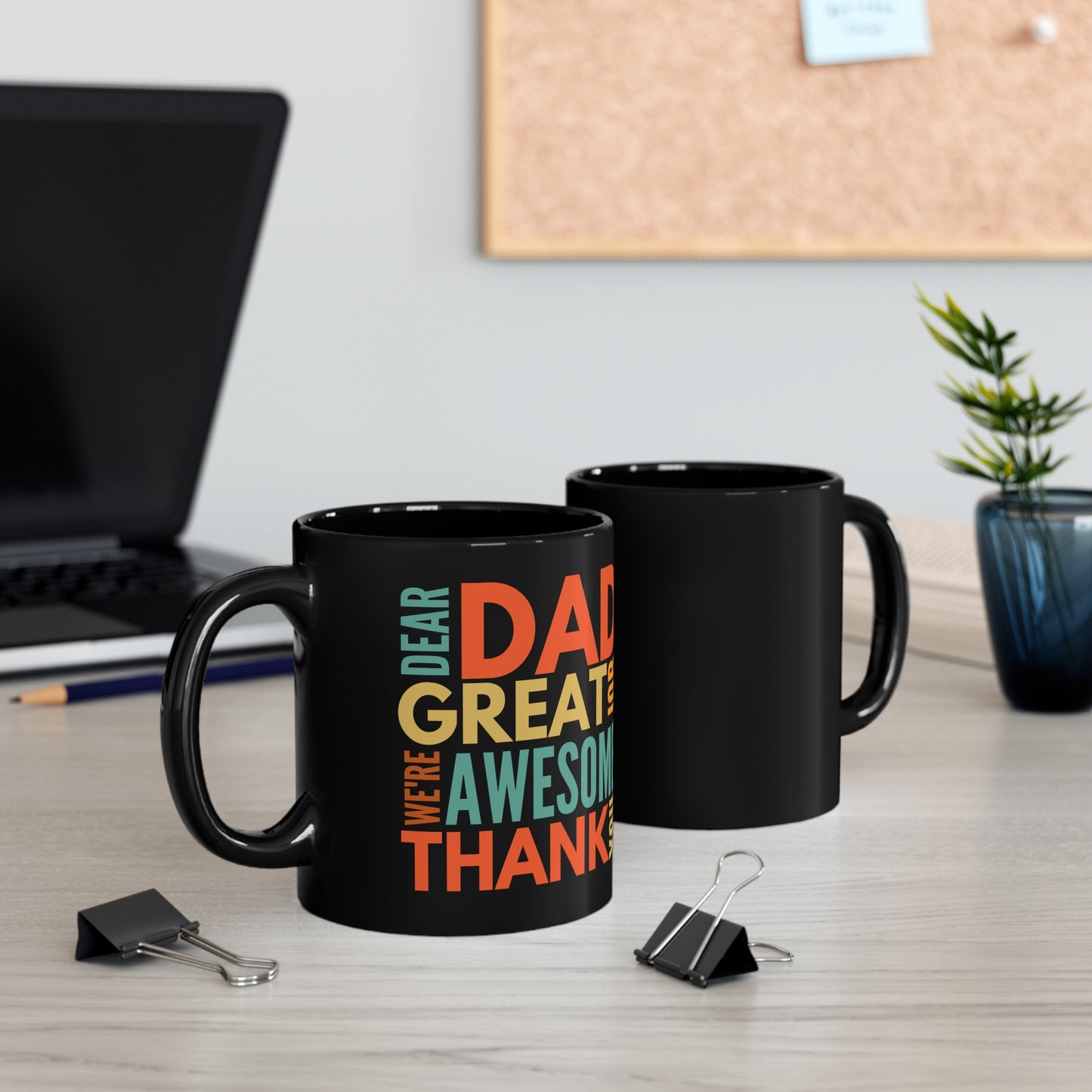 Funny Dad Mug Gift From Kids Black Ceramic Coffee Mug Stepdad Gift Sarcastic Gift From Son Fathers Day Gift From Daughter Birthday Gift for Him