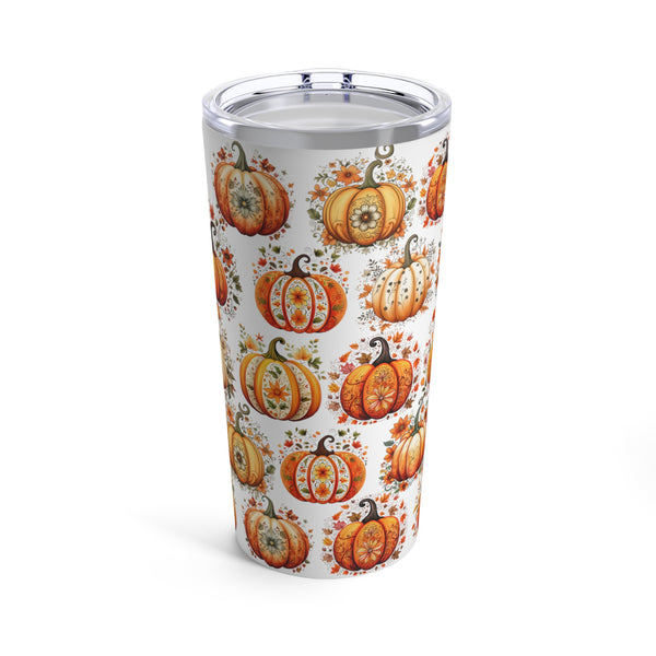 Stainless Steel 20 oz Tumbler Pumpkin Fall Tumbler