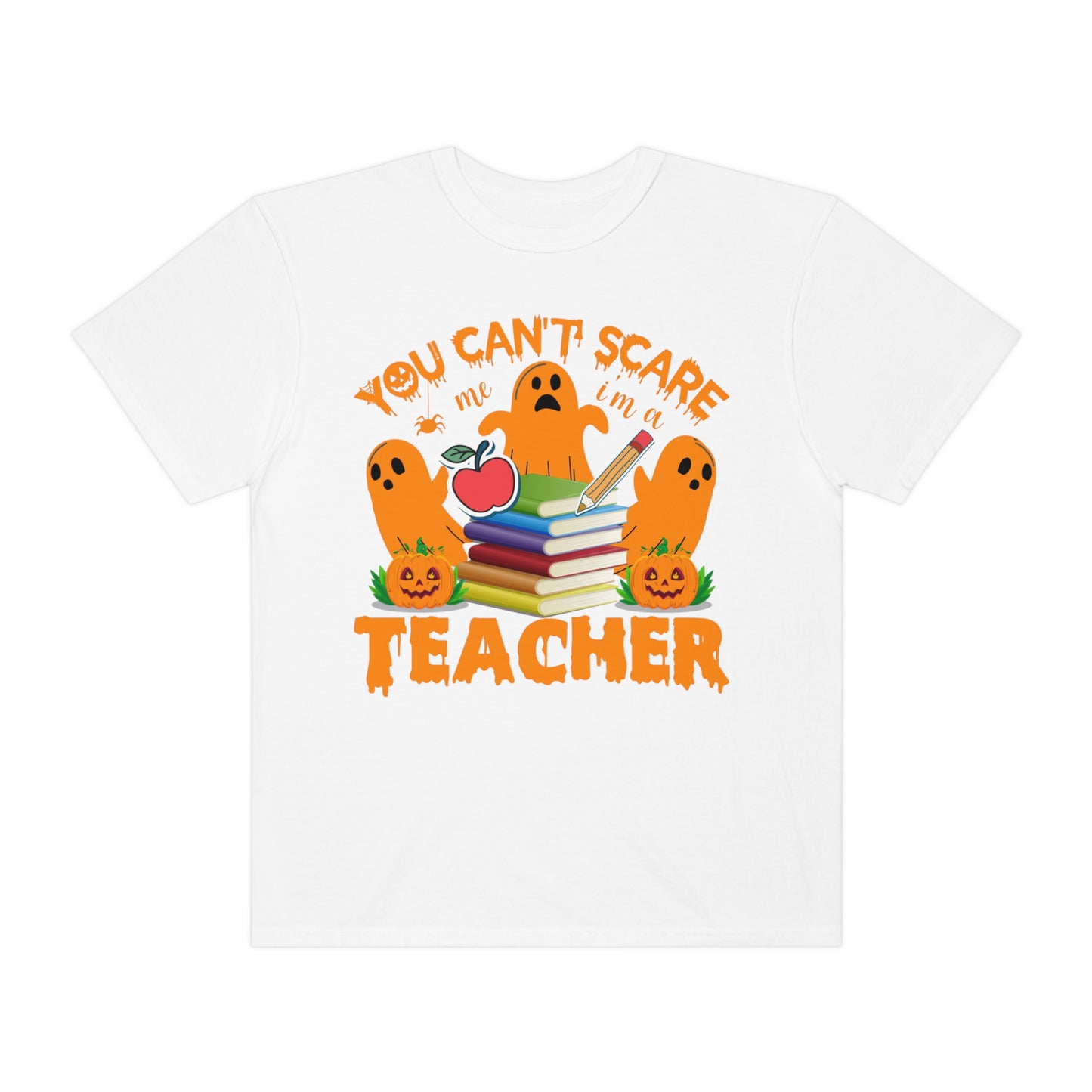 Halloween TShirt Comfort Colors Shirt For Teacher Retro Halloween T Shirt New Teacher Gift For Her Cute Halloween Tee Funny Halloween Shirt