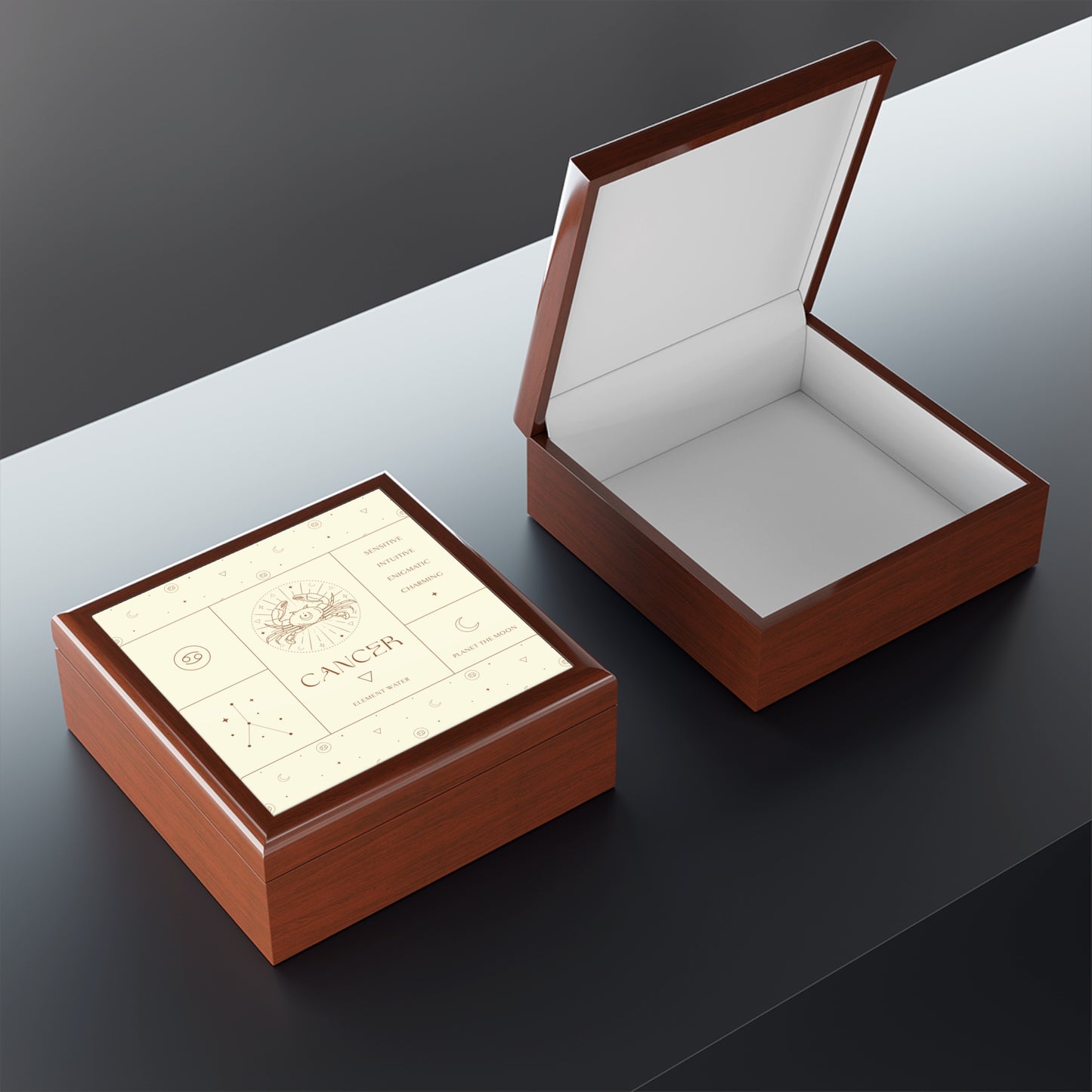 Cancer Jewelry Organizer Keepsake Box