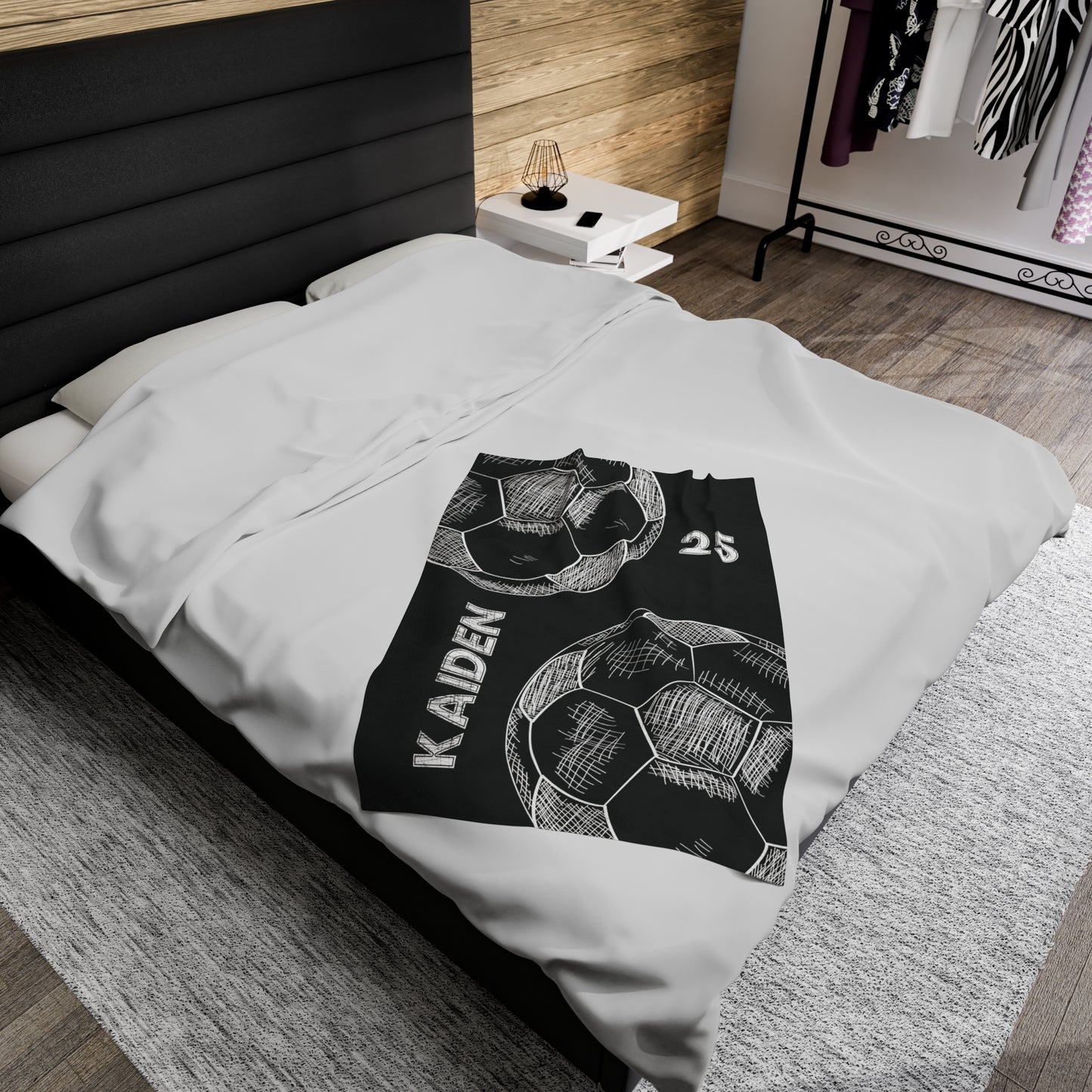 Personalized Soccer Blanket