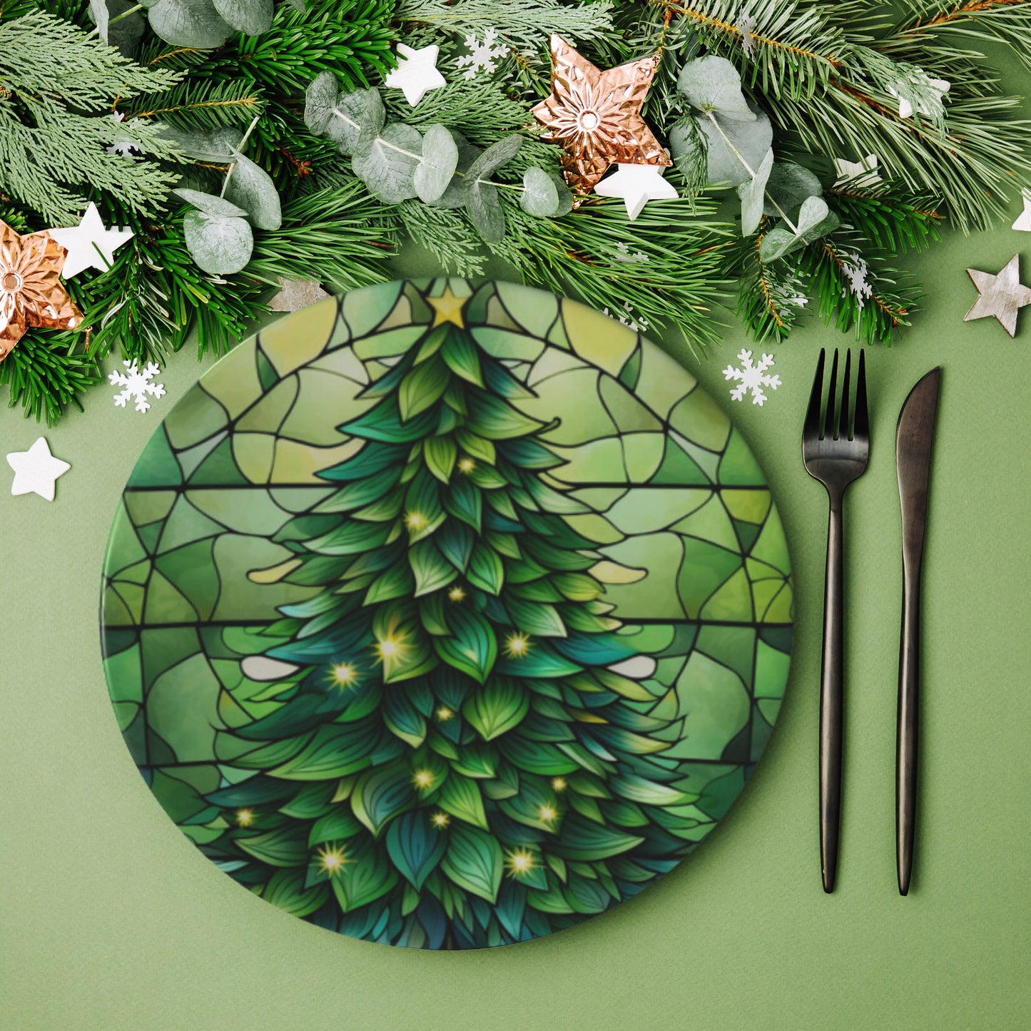 Christmas Tree Plate