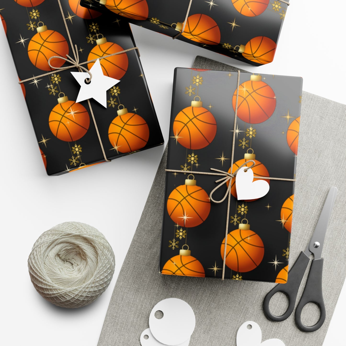 Christmas Basketball Wrapping Paper