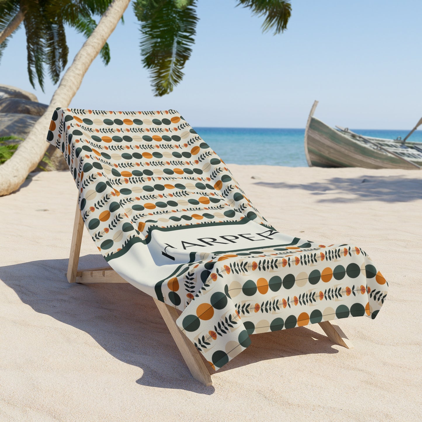 Personalized Beach Towel Custom Summer Gift