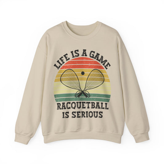 Racquetball Sweatshirt Sarcastic Gift for Him Sport Sweatshirt Gift for Dad Racquetball Player Gift Funny Sweatshirt Boyfriend Sport Gift