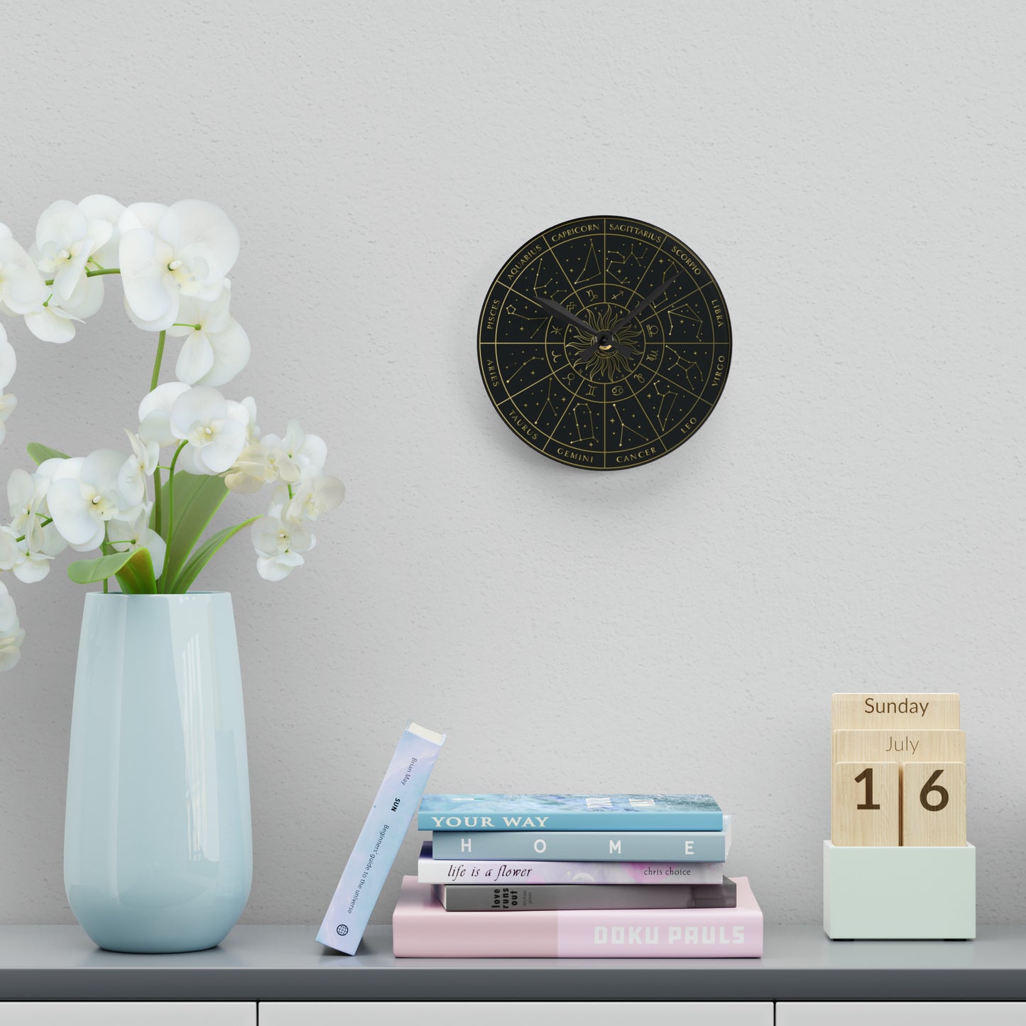 Zodiac Wall Clock