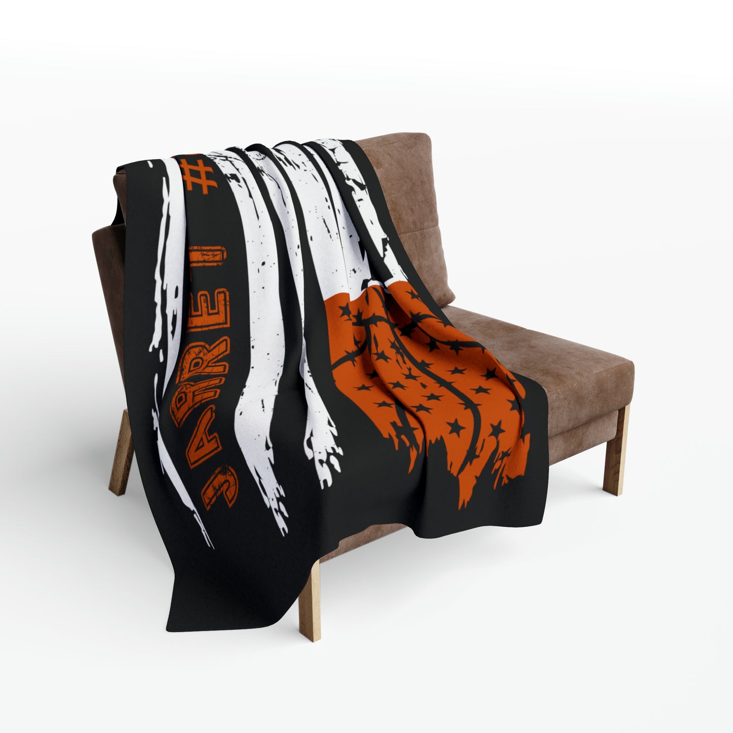 Custom Basketball Flag Blanket