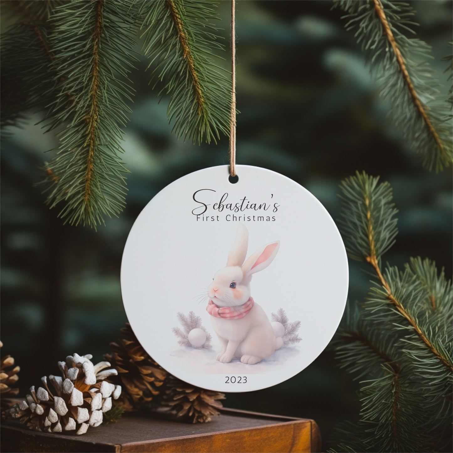Personalized Baby First Christmas Ornament