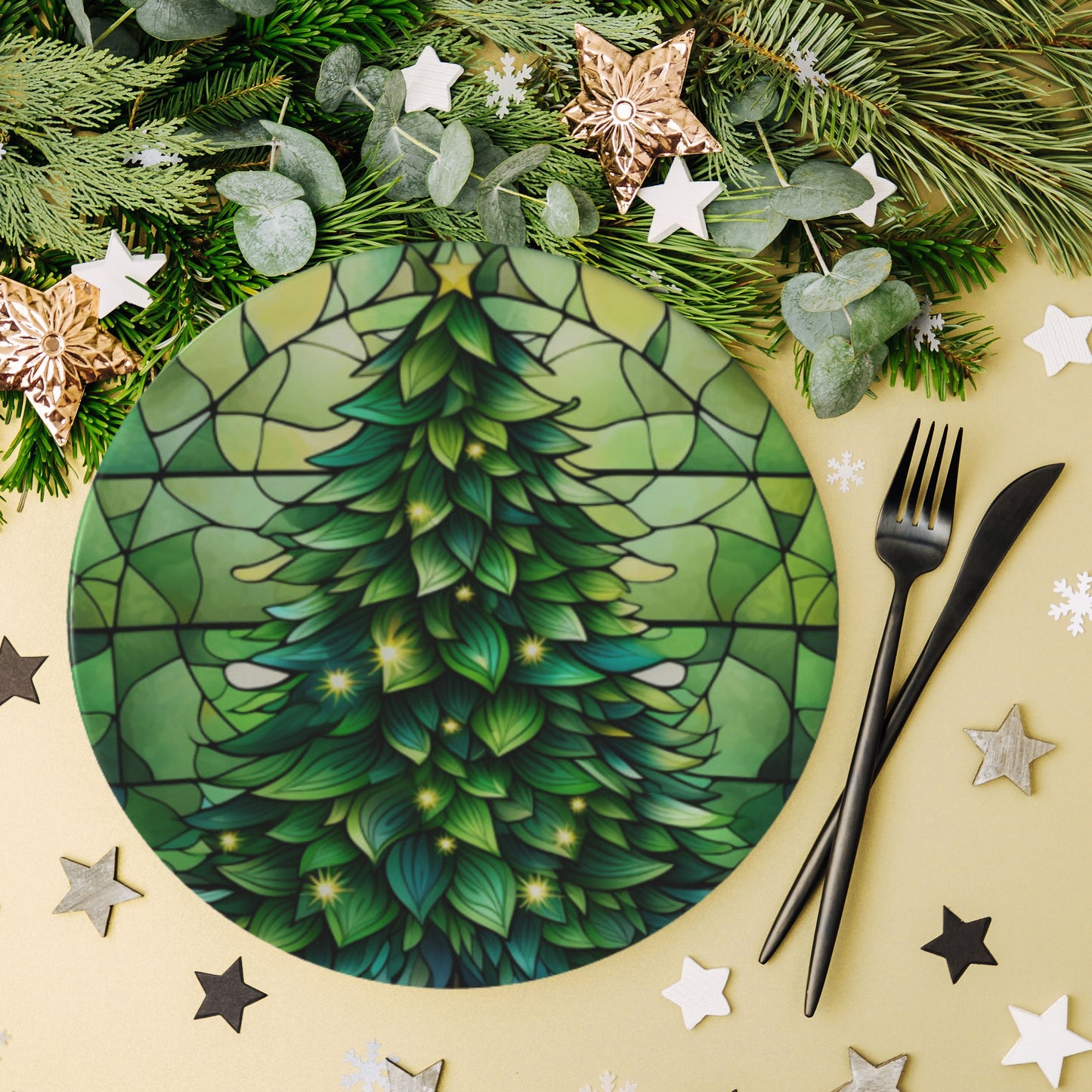 Christmas Tree Plate