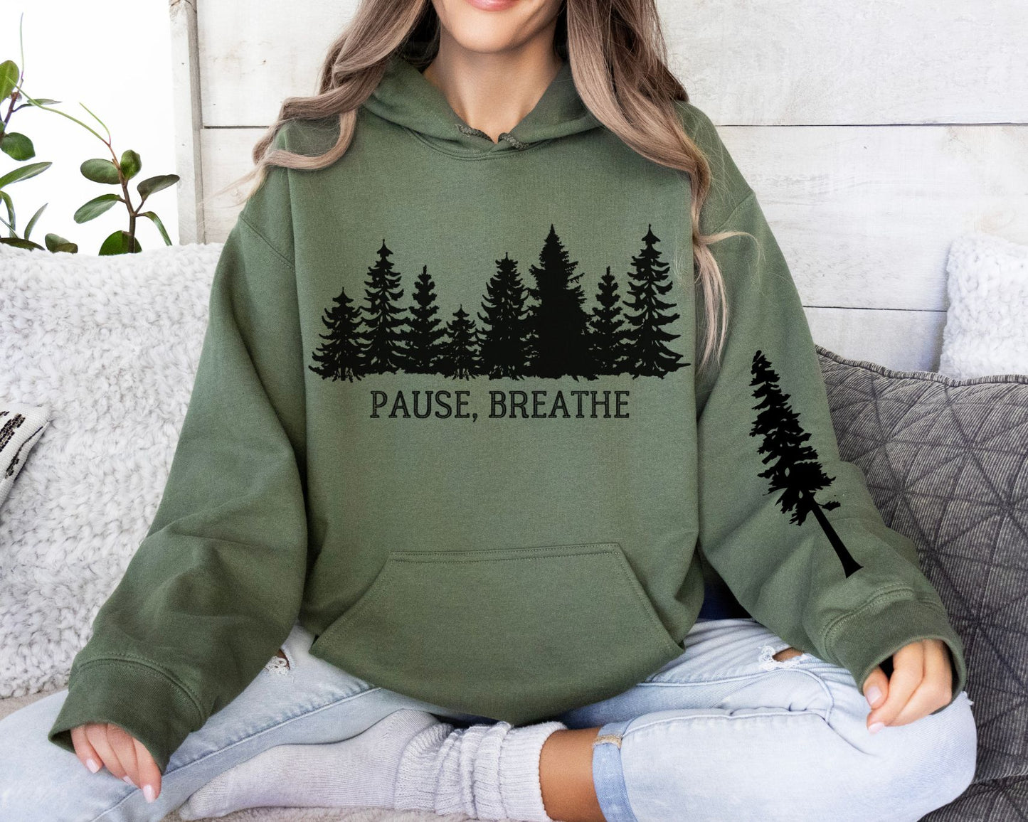 Forest Sweatshirt Nature Lover Gift Hooded Sweatshirt