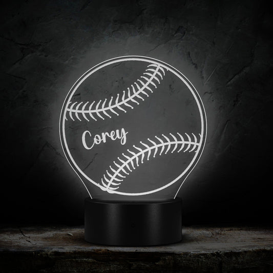 Custom Baseball LED Light