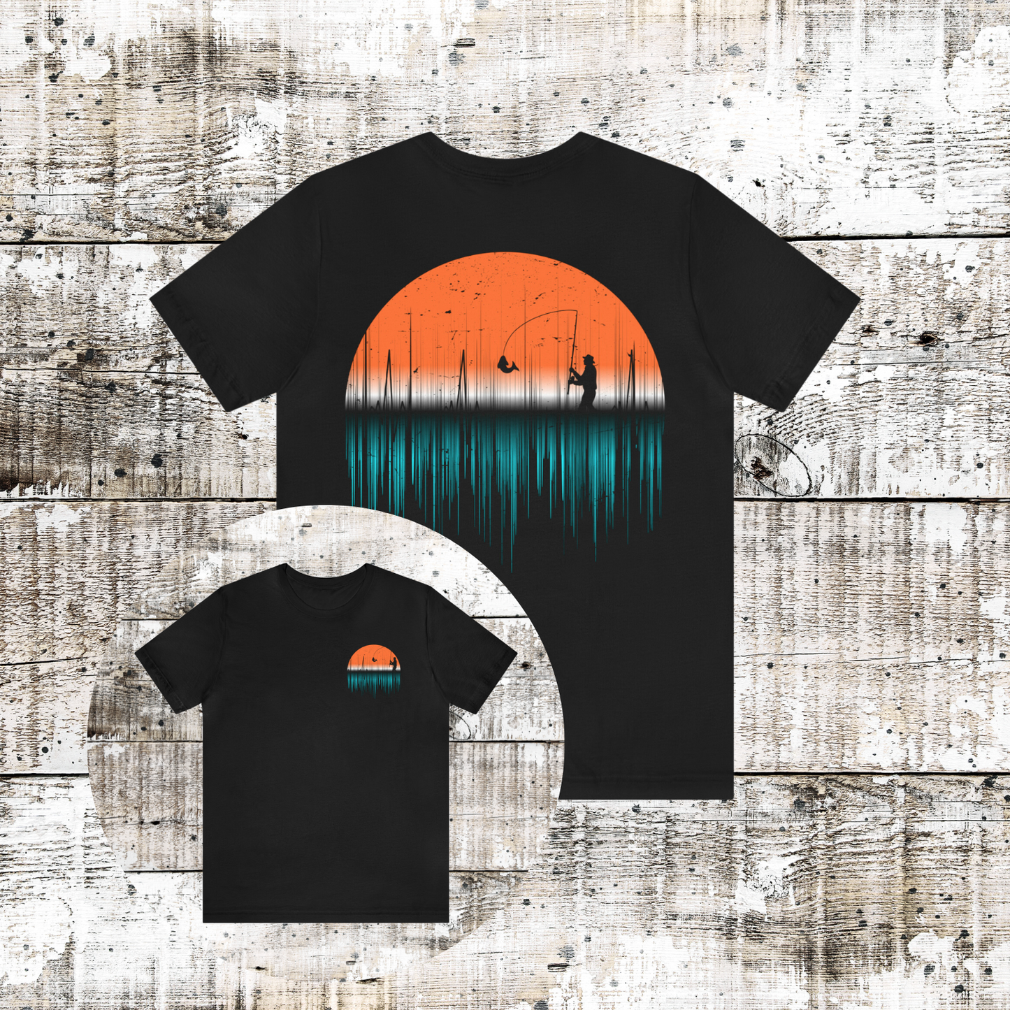 Mens Fishing Shirt, Gift For Fisherman Retro Sunset Shirt Bass Fishing Shirt Lake Shirt Mens Fly Fishing Shirt Grandpa Fishing Shirt