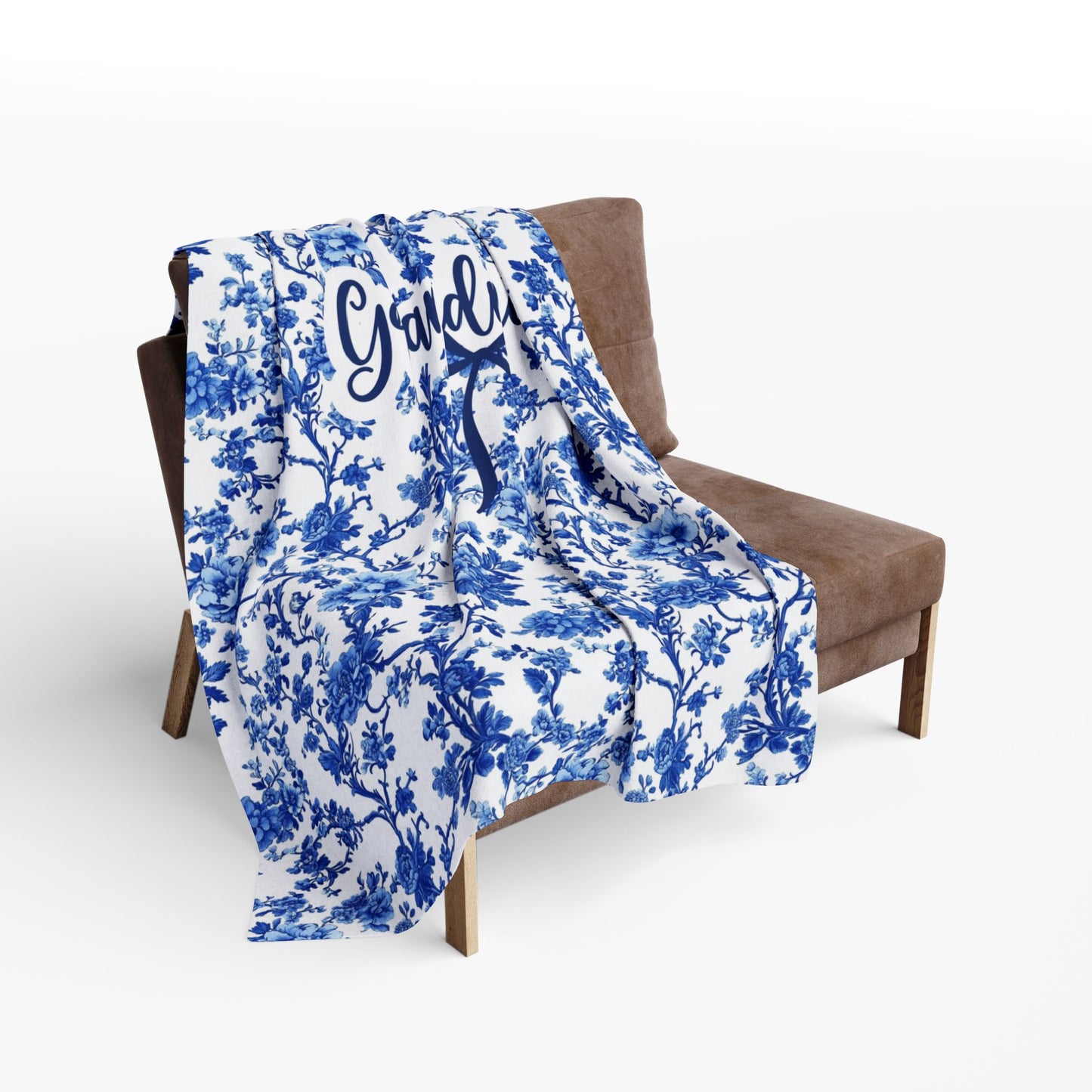Personalized Coquette Chinoiserie Blanket
