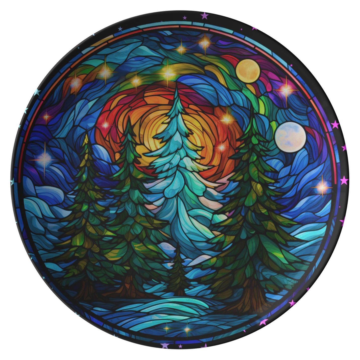 Thermosaf Polymer Plastic Christmas Dinner Plate Christmas Party Plates