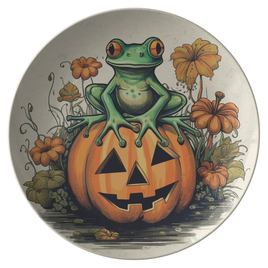 Polymer Plastic Cottagecore Frog Plates