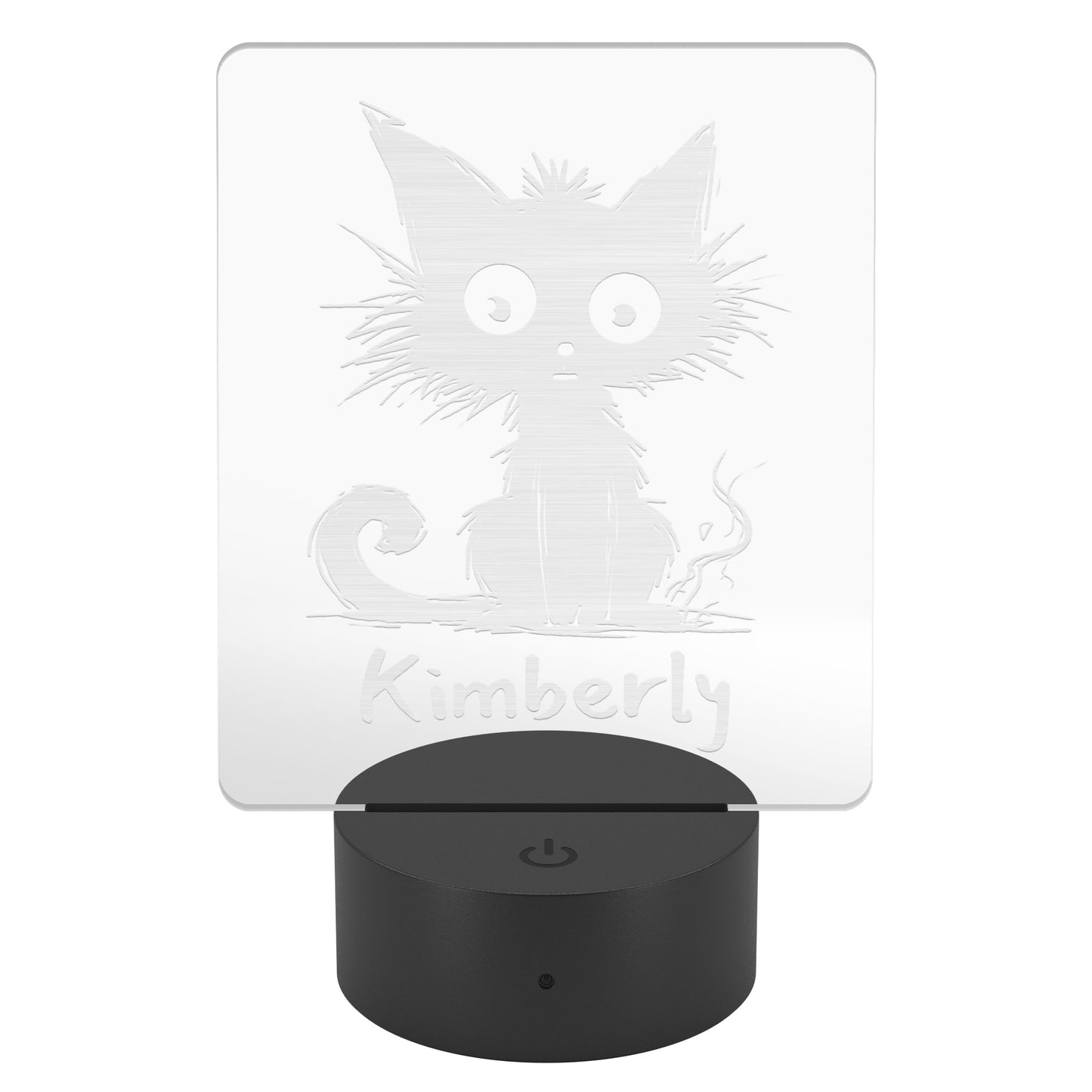 Custom Cat LED Name Light Funny Cat Gifts For Coworkers