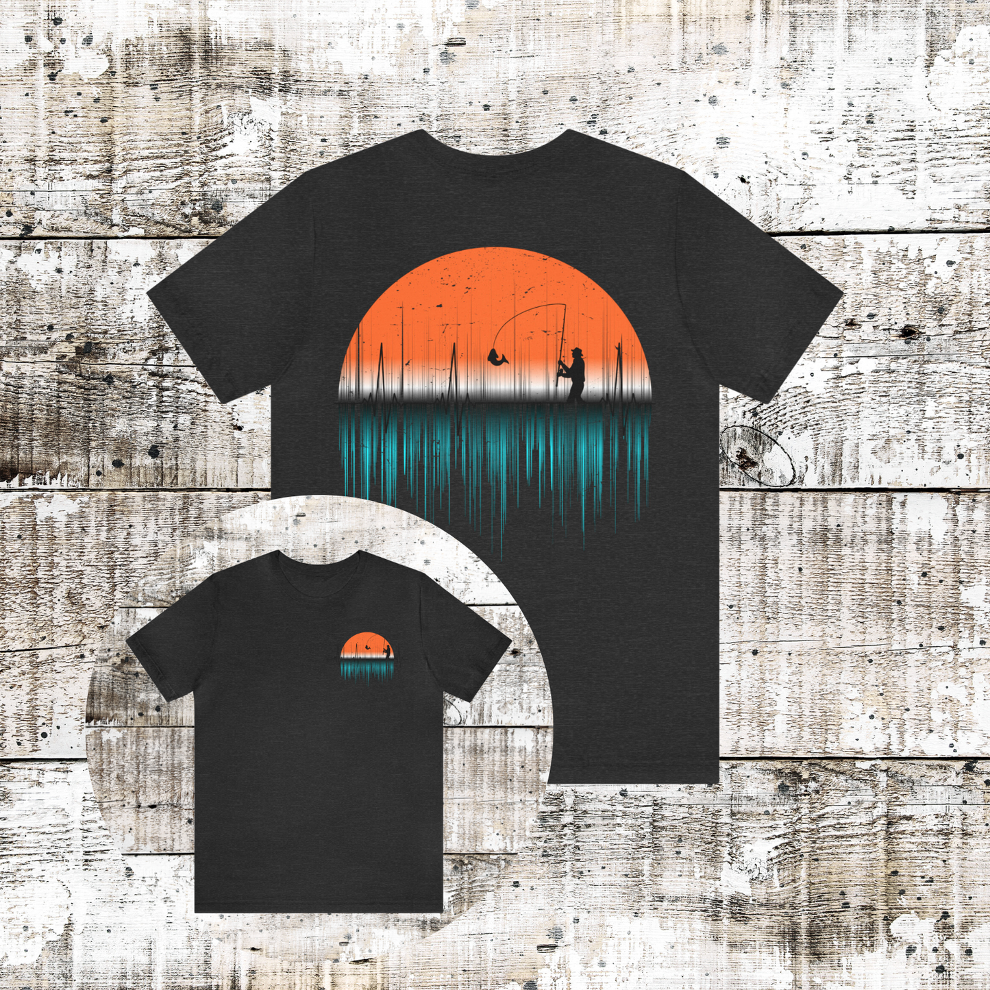 Mens Fishing Shirt, Gift For Fisherman Retro Sunset Shirt Bass Fishing Shirt Lake Shirt Mens Fly Fishing Shirt Grandpa Fishing Shirt