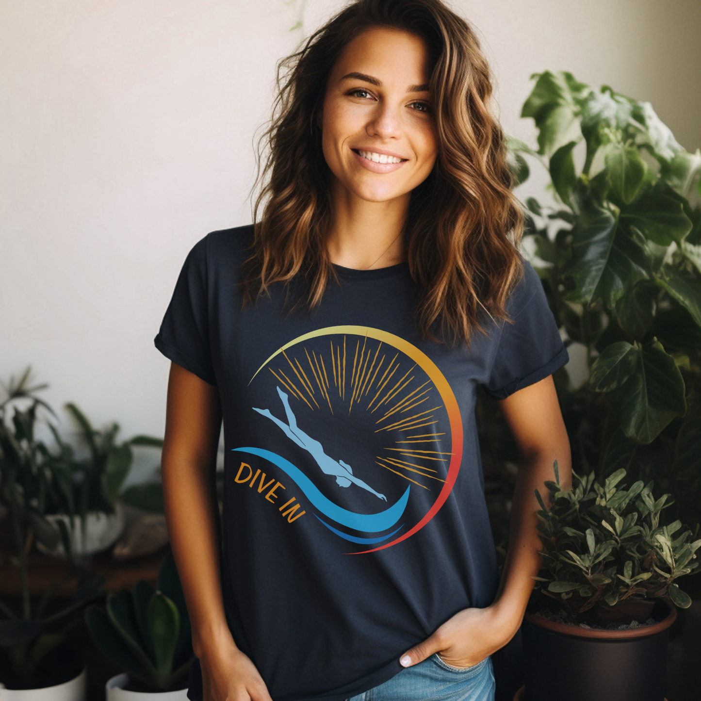 Retro Swimming Shirt Diver Shirt Gift for Swimmer Motivational Shirt Swimmer Gift Swim Sport Shirt Gift For Swim Team Gift For Swim Coach