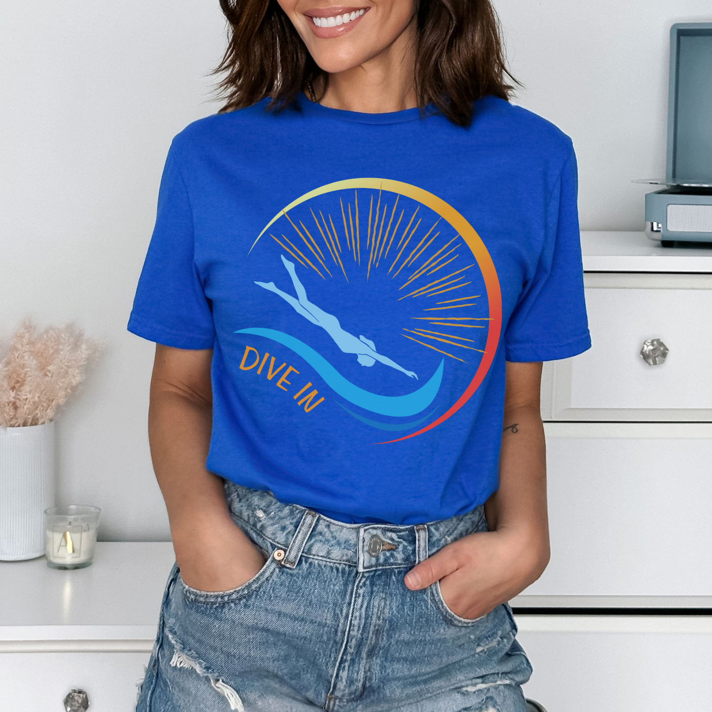 Retro Swimming Shirt Diver Shirt Gift for Swimmer Motivational Shirt Swimmer Gift Swim Sport Shirt Gift For Swim Team Gift For Swim Coach