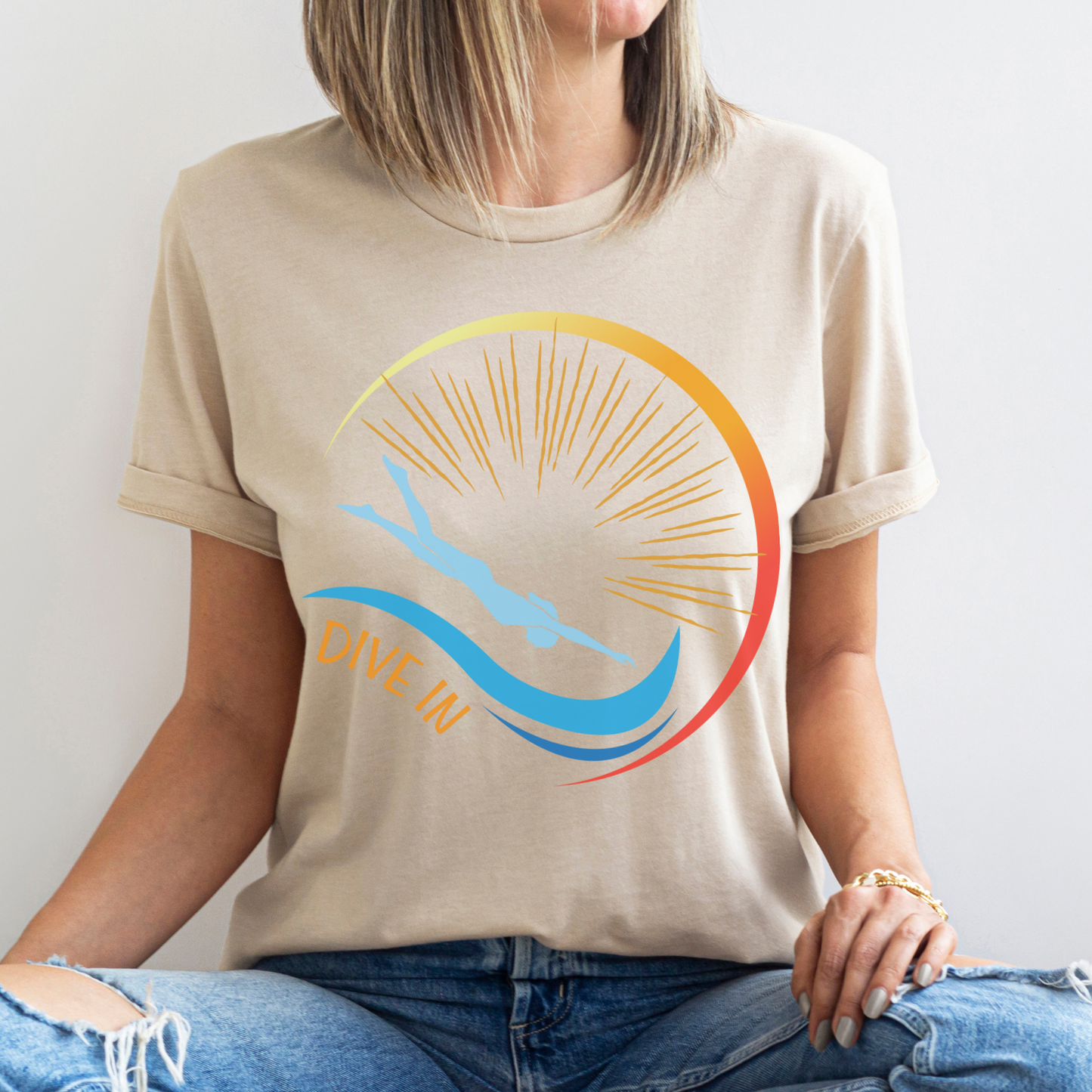 Retro Swimming Shirt Diver Shirt Gift for Swimmer Motivational Shirt Swimmer Gift Swim Sport Shirt Gift For Swim Team Gift For Swim Coach