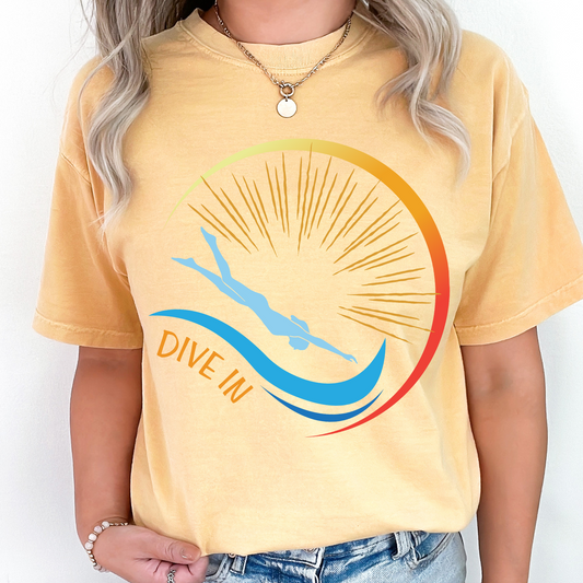 Retro Swimming Shirt Diver Shirt Gift for Swimmer Motivational Shirt Swimmer Gift Swim Sport Shirt Gift For Swim Team Gift For Swim Coach