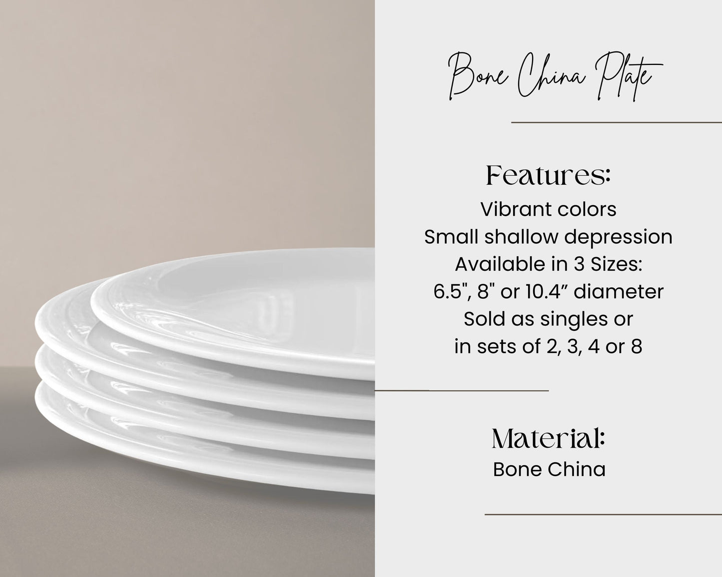 New Years Eve Bone China Dessert Plates New Year Decor