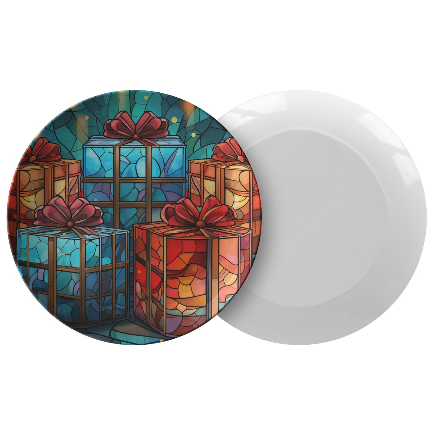 Thermosaf Polymer Plastic Festive Christmas Dinner Plate