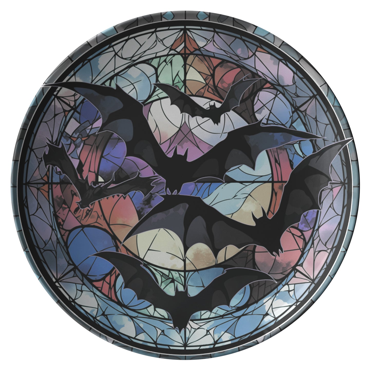 Thermosaf Polymer Plastic Halloween Party Plates Bats Decor