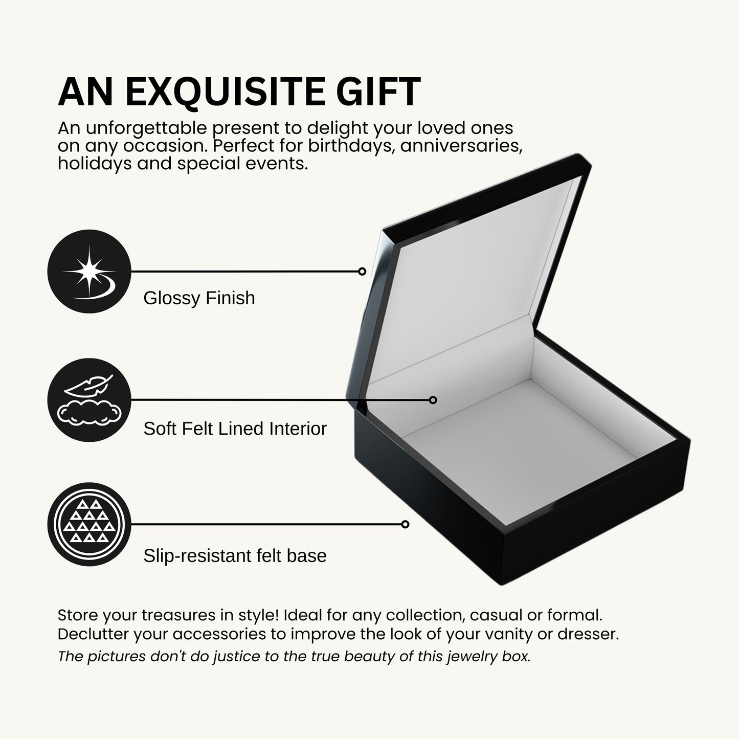 Capricorn Jewelry Organizer Keepsake Box