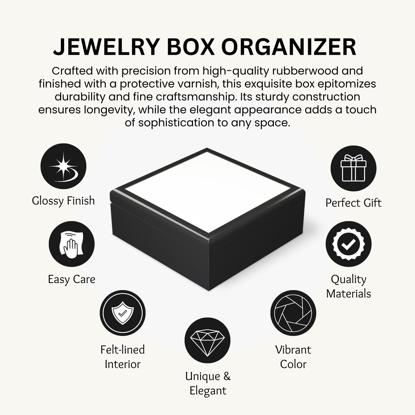 Capricorn Jewelry Organizer Keepsake Box