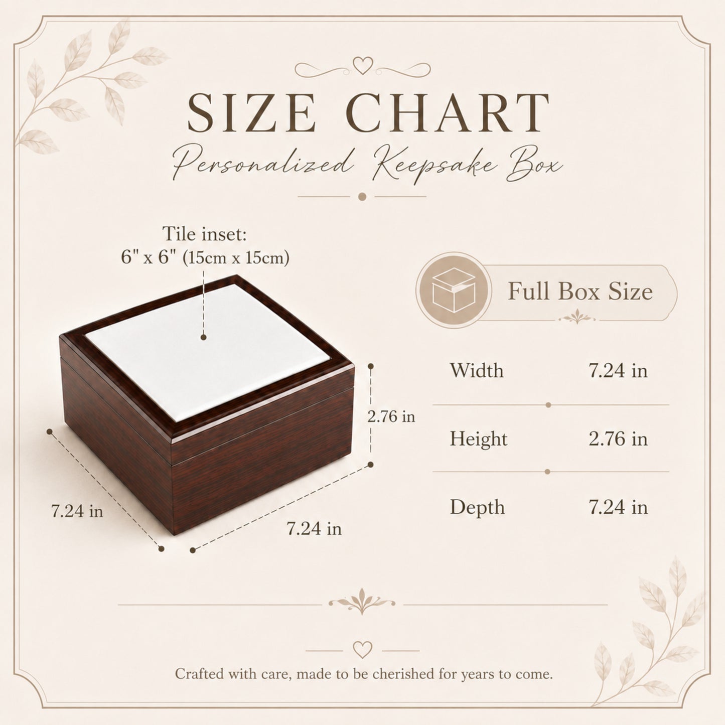 Personalized Wedding Keepsake Box