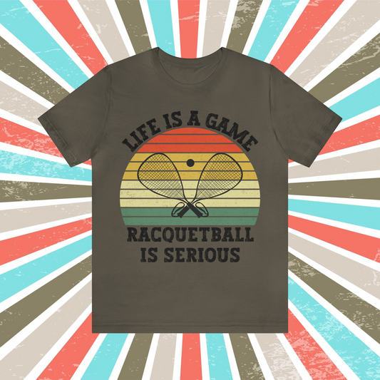 Racquetball Shirt Gift for Him Sport Shirt Gift for Her Racquetball Player Gift Funny Shirt Boyfriend Sport Gift Witty Shirt Gift for Dad