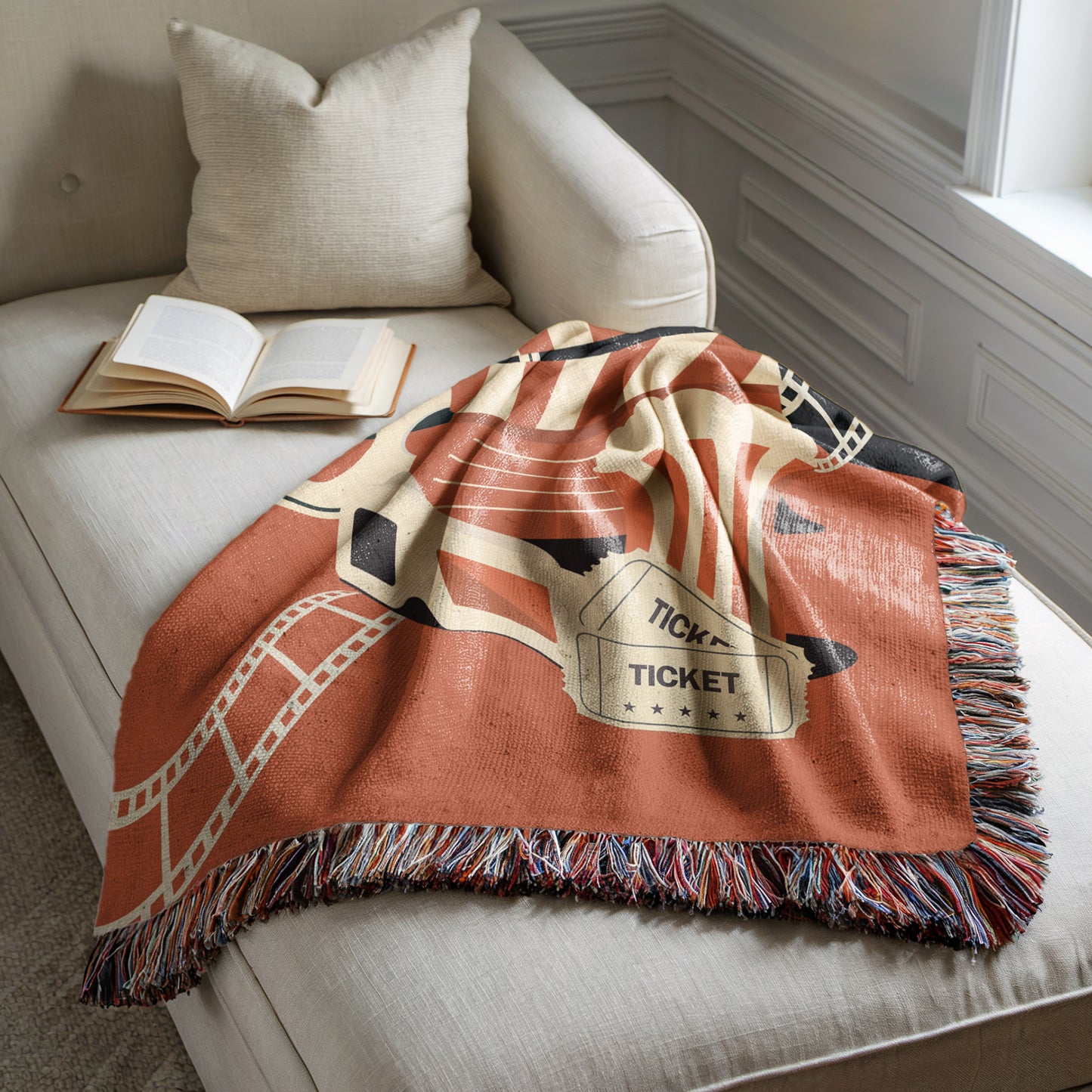Personalized Woven Movie Blanket