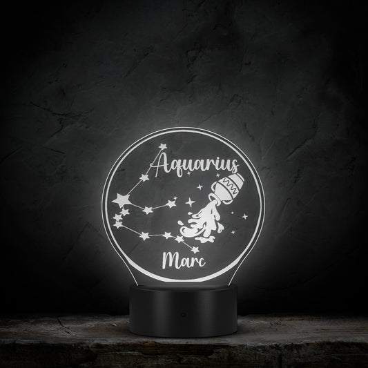Personalized Aquarius Light Aquarius Gift Ideas