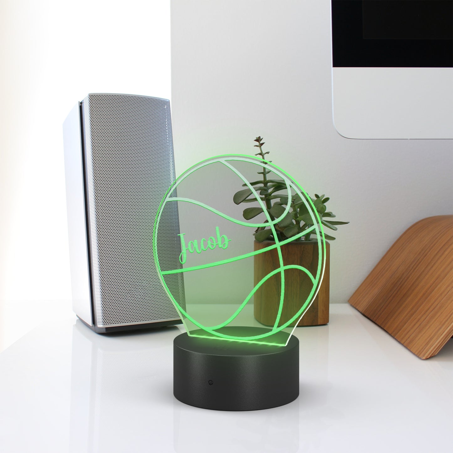 Personalized Basketball LED Nightlight Custom Basketball Gift