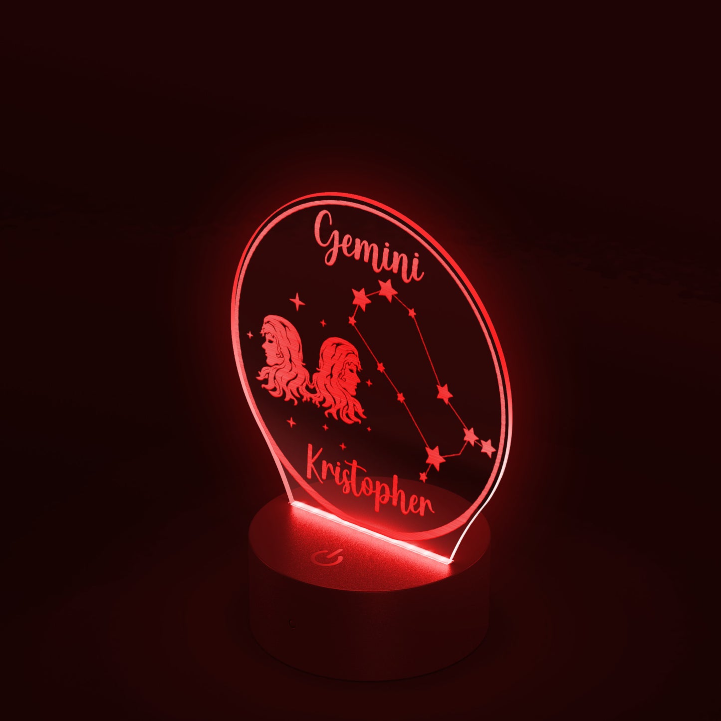 Personalized Gemini LED Light Gemini Gift Ideas