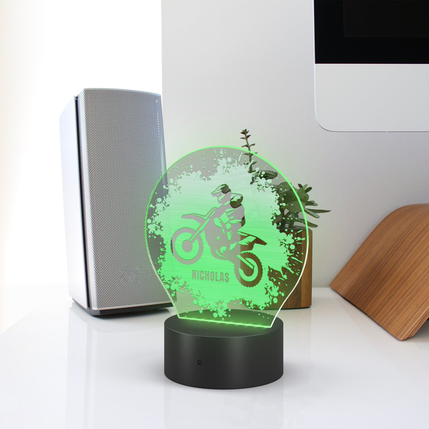 Personalized Motocross LED Light Custom Dirt Bike Gift