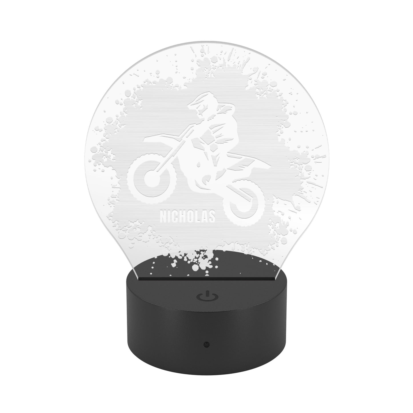 Personalized Motocross LED Light Custom Dirt Bike Gift