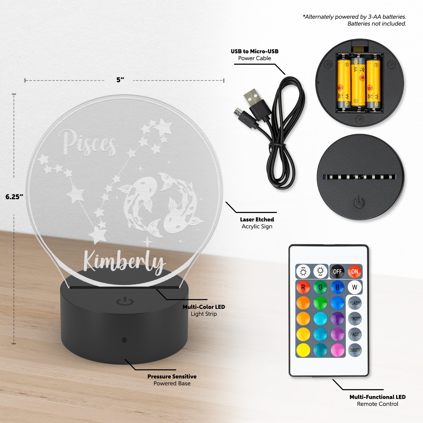 Personalized Pisces Light Pisces Gift Ideas