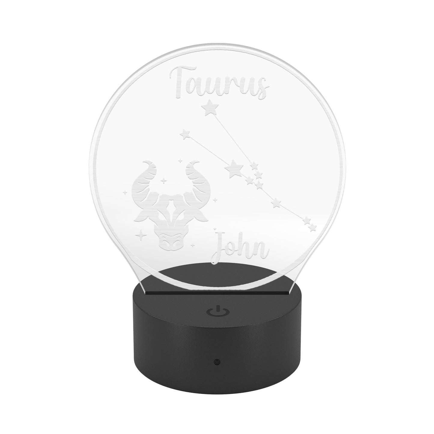 Personalized Taurus LED Light Taurus Gift Ideas