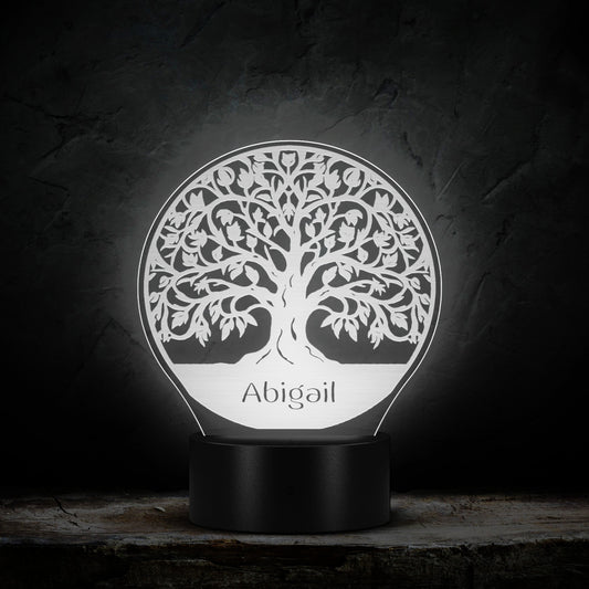 Personalized Tree Name Nightlight Tree of Life Spiritual Gift