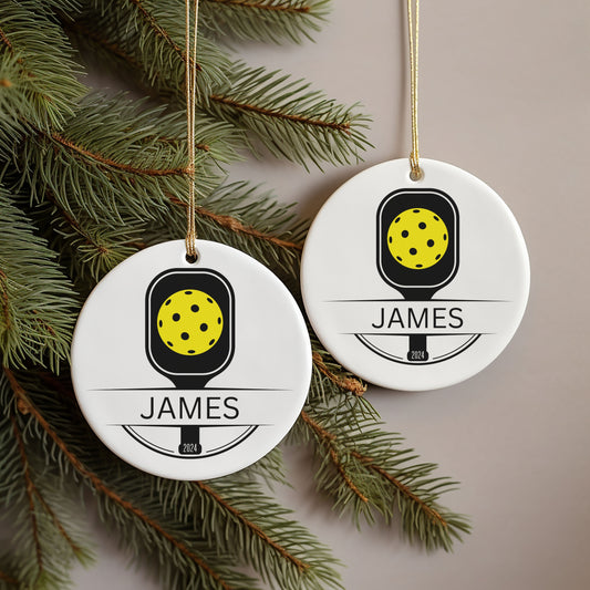 Custom Pickleball Ornament