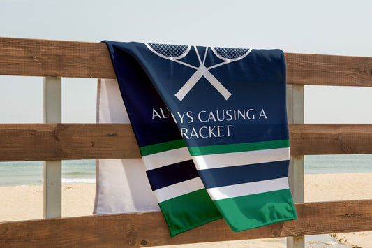 Personalized Tennis Beach Towel