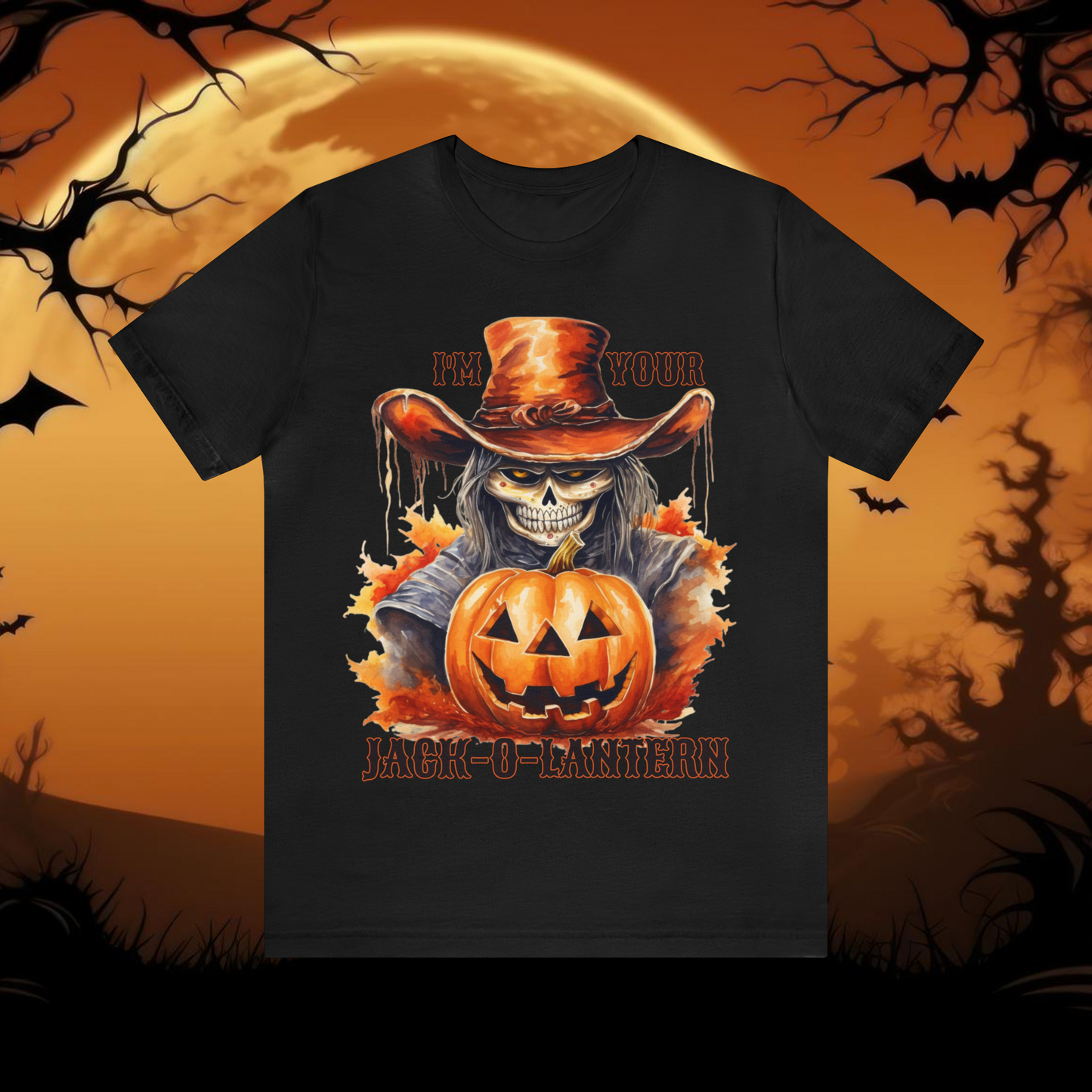 Western Halloween Jack-O-Lantern Shirt Spooky Wild West Shirt