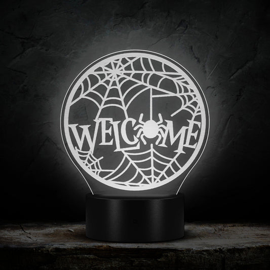 Halloween Spider Web Led Light Halloween Decor